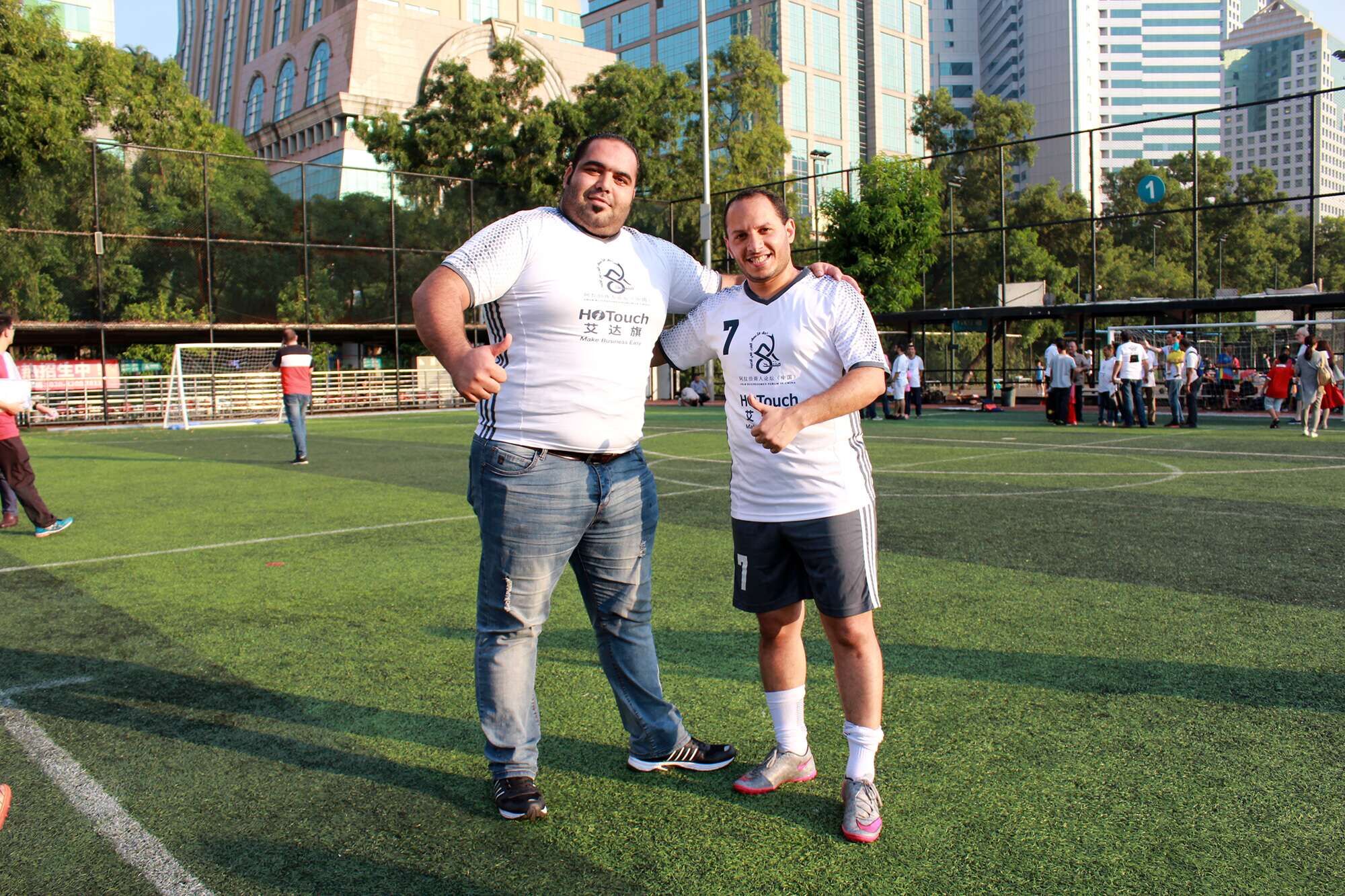 Arab Businessmen Forum in China Football Team Won Championship