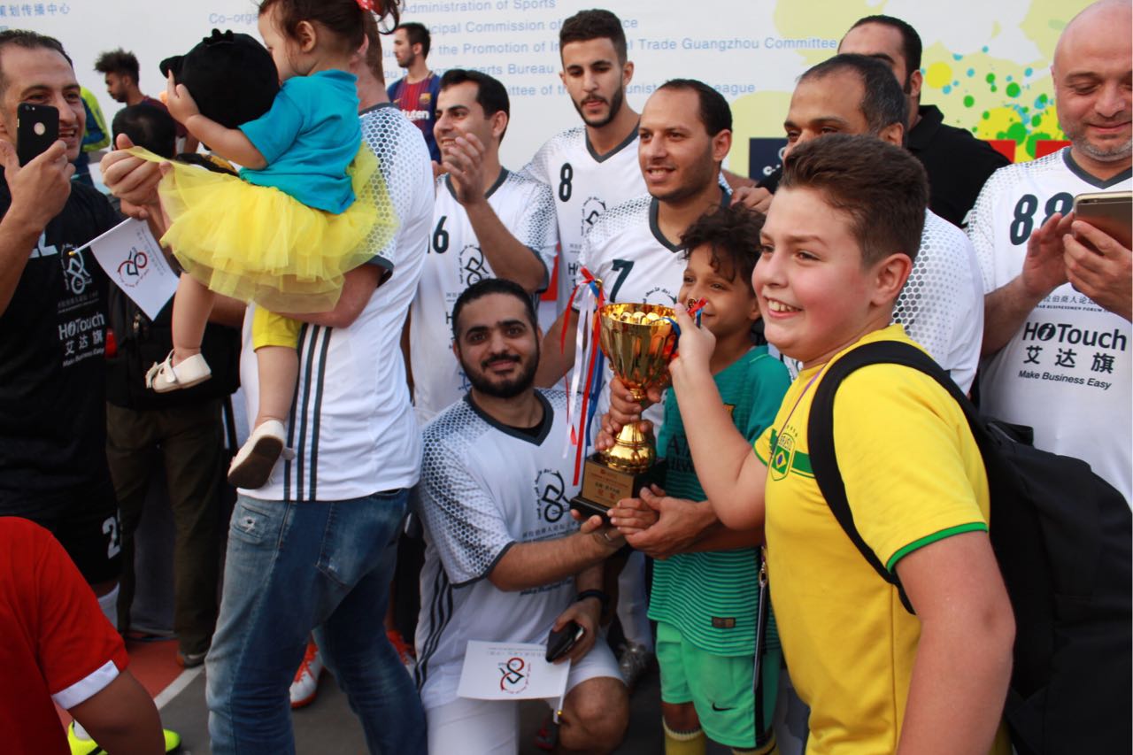 Arab Businessmen Forum in China Football Team Won Championship